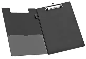 Wonday Klemmbrett-Mappe, DIN A4, PVC-Folie, schwarz (EAN: 3701254704696)