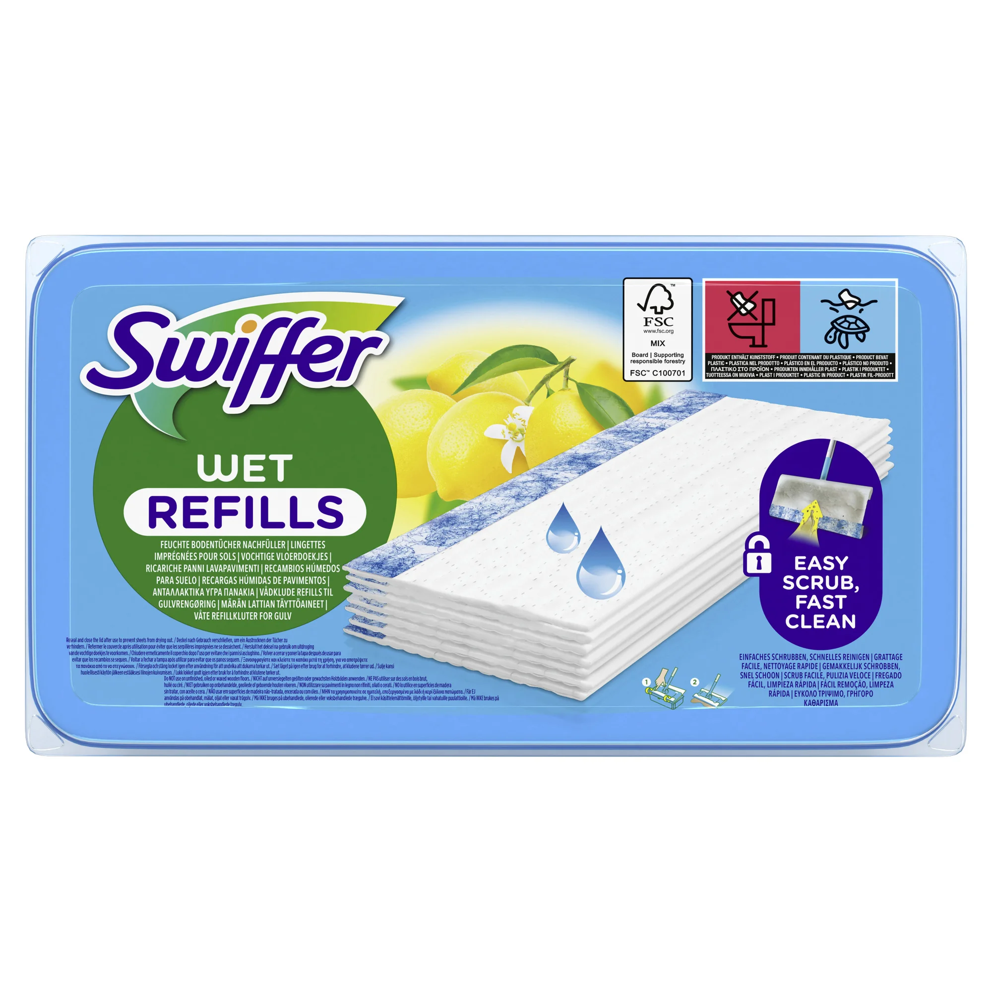 Swiffer Feuchte Bodenwischtücher Wet, Nachfüllpackung (EAN: 8700216717779)