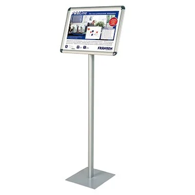FRANKEN Infoständer "Standard", DIN A3 hoch, Höhe: 1.250 mm, silber (EAN: 4016946193092)