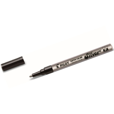 PILOT Permanent-Marker SUPER COLOR SILVER, feine Spitze (EAN: 4902505087981)