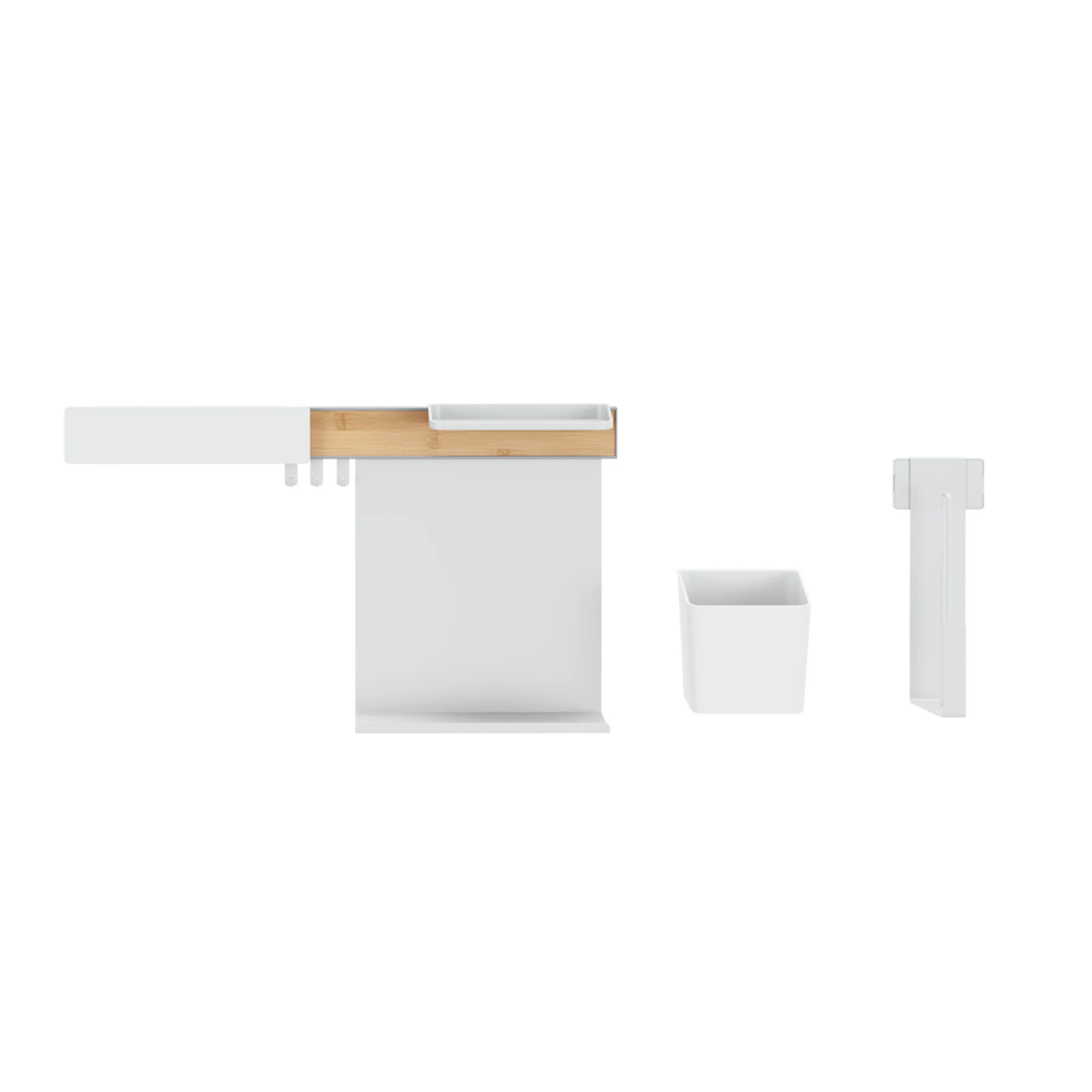 tesa KITCHEN Combi-Set L, 8-teilig, weiß (EAN: 4063565273339)