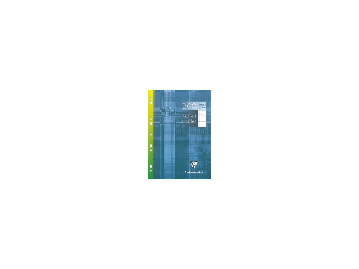 Clairefontaine Feuillets mobiles, A4, ligné 8 + marge (EAN: 3329680175608)