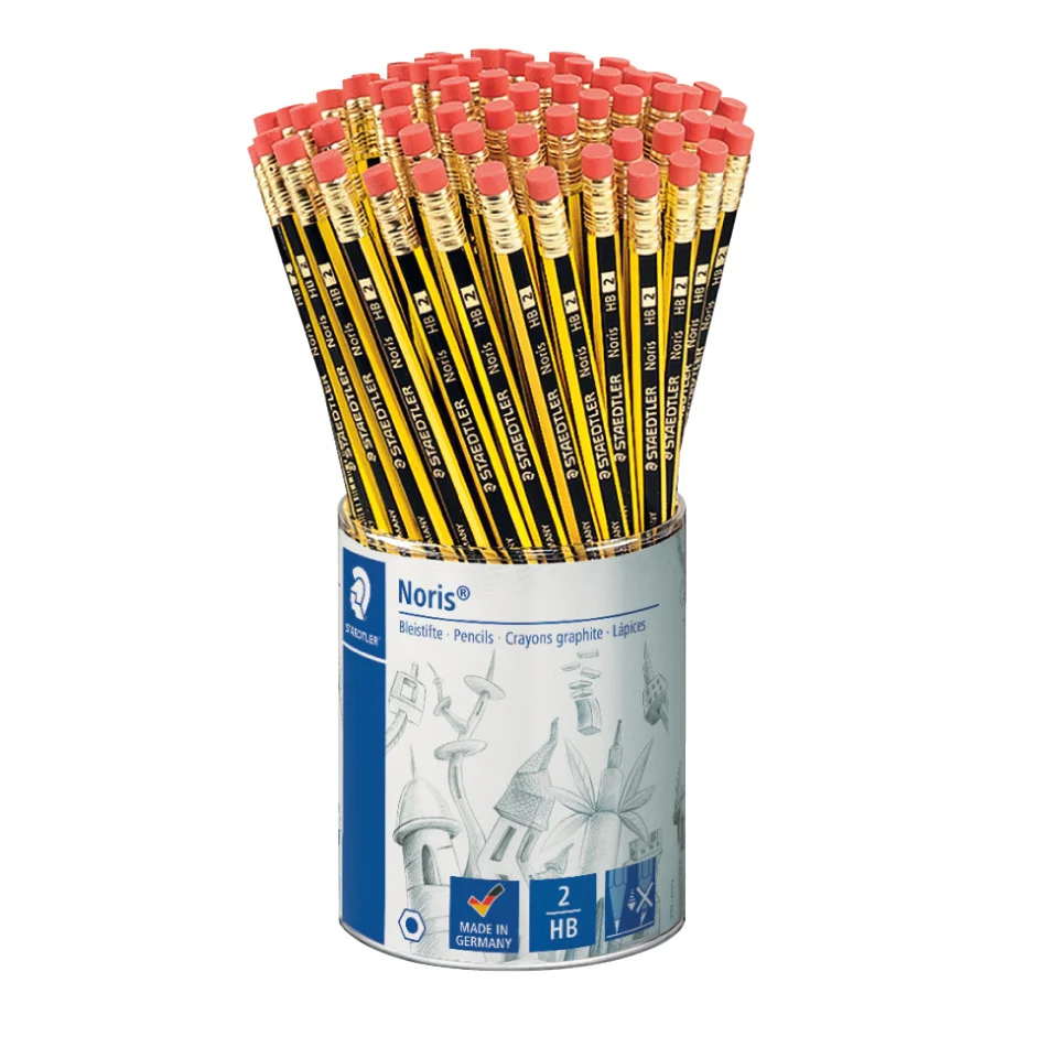 STAEDTLER Bleistift Noris mit Radierer, 72er Köcher (EAN: 4007817132104)