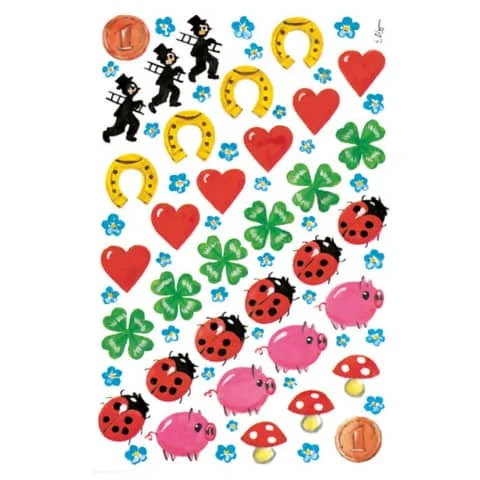 AVERY Zweckform ZDesign Sticker CREATIVE "Glücksbringer" (EAN: 4004182044131)