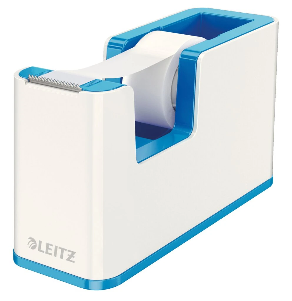 LEITZ Tischabroller WOW Duo Colour, bestückt, blau (EAN: 4002432113729)