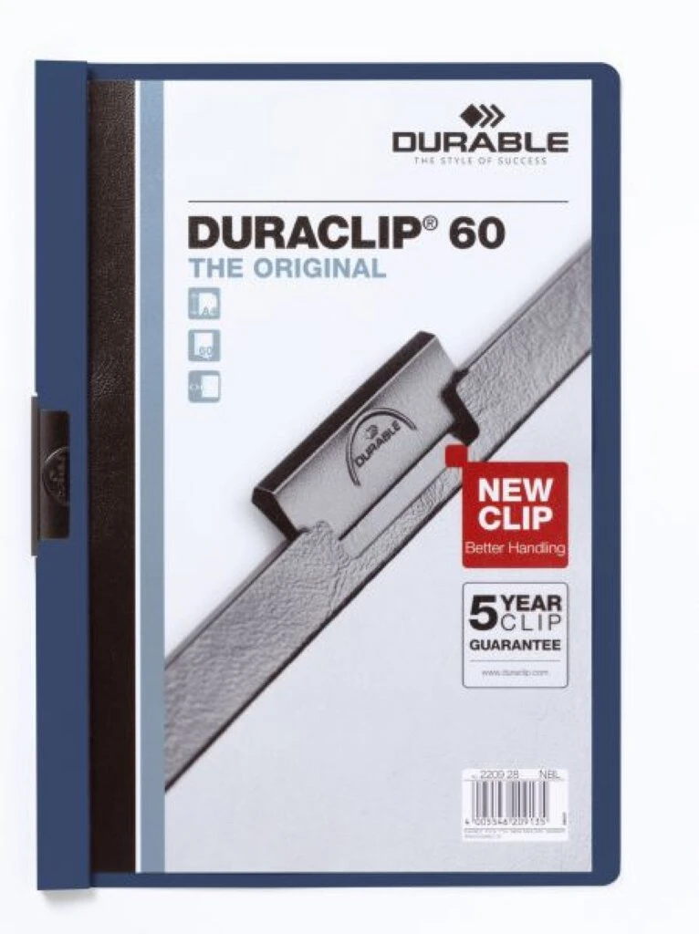 DURABLE Klemmhefter DURACLIP ORIGINAL 60, DIN A4, grau (EAN: 4005546210643)