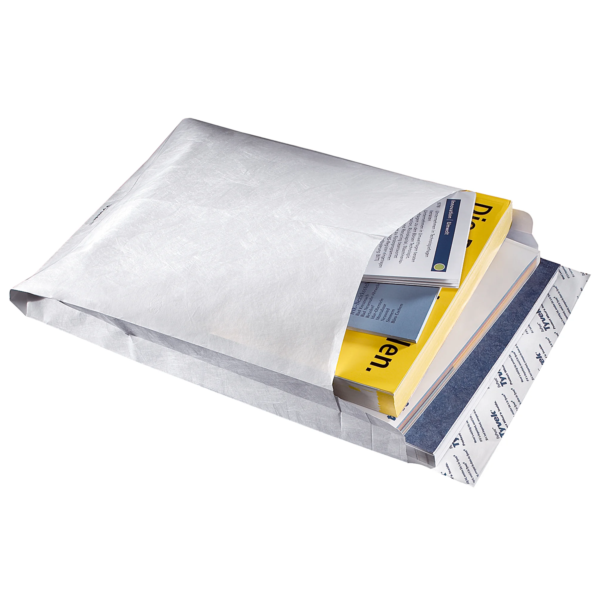Tyvek Faltentasche B4, 55 g/qm, ohne Fenster, weiß (EAN: 4026283531020)