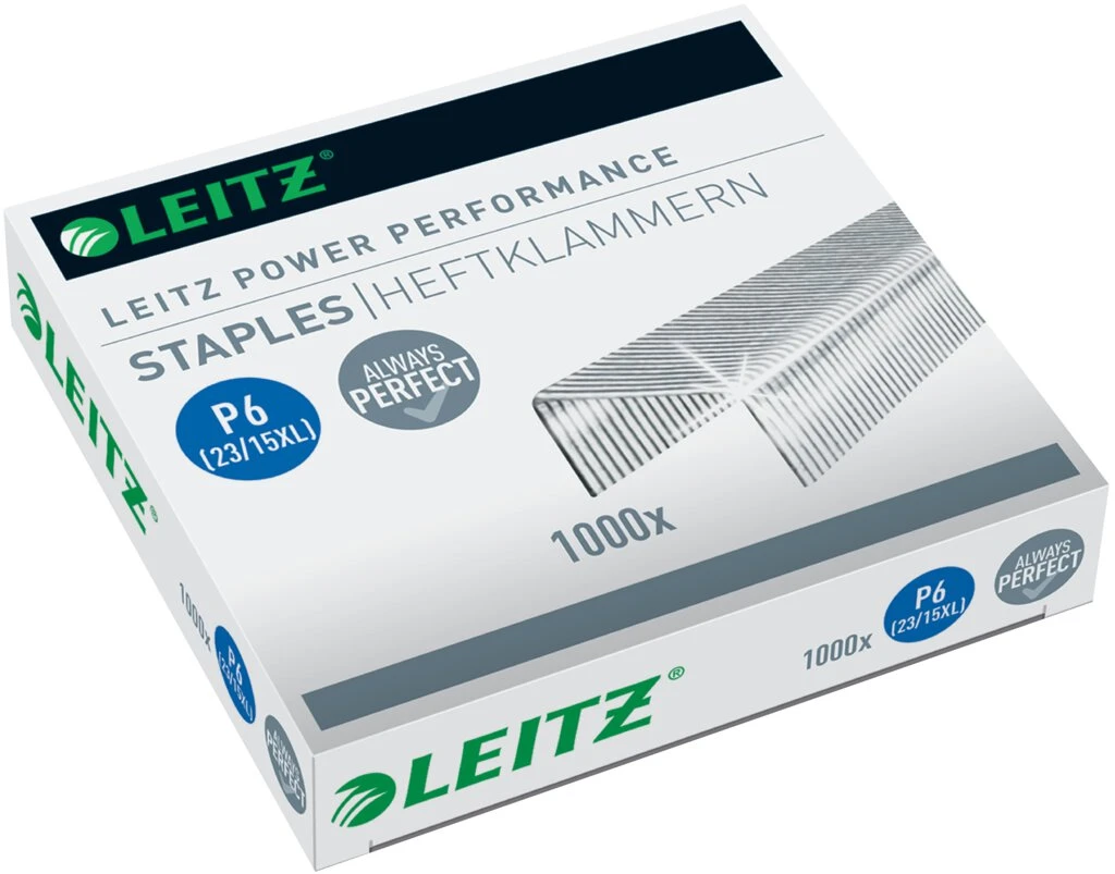 LEITZ Heftklammern 23/15 XL, verzinkt (EAN: 4002432371136)