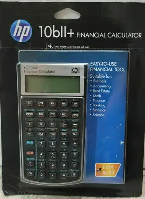 hp Finanzrechner hp 10bII+, Batteriebetrieb (EAN: 0885631223949)