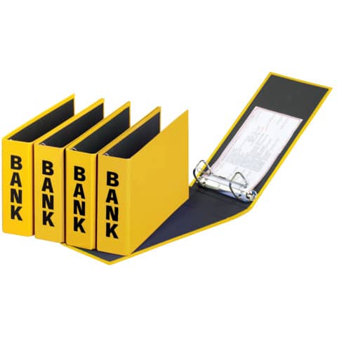 PAGNA Bankordner "Basic Colours", für Kontoauszüge, gelb (EAN: 4009212015624)