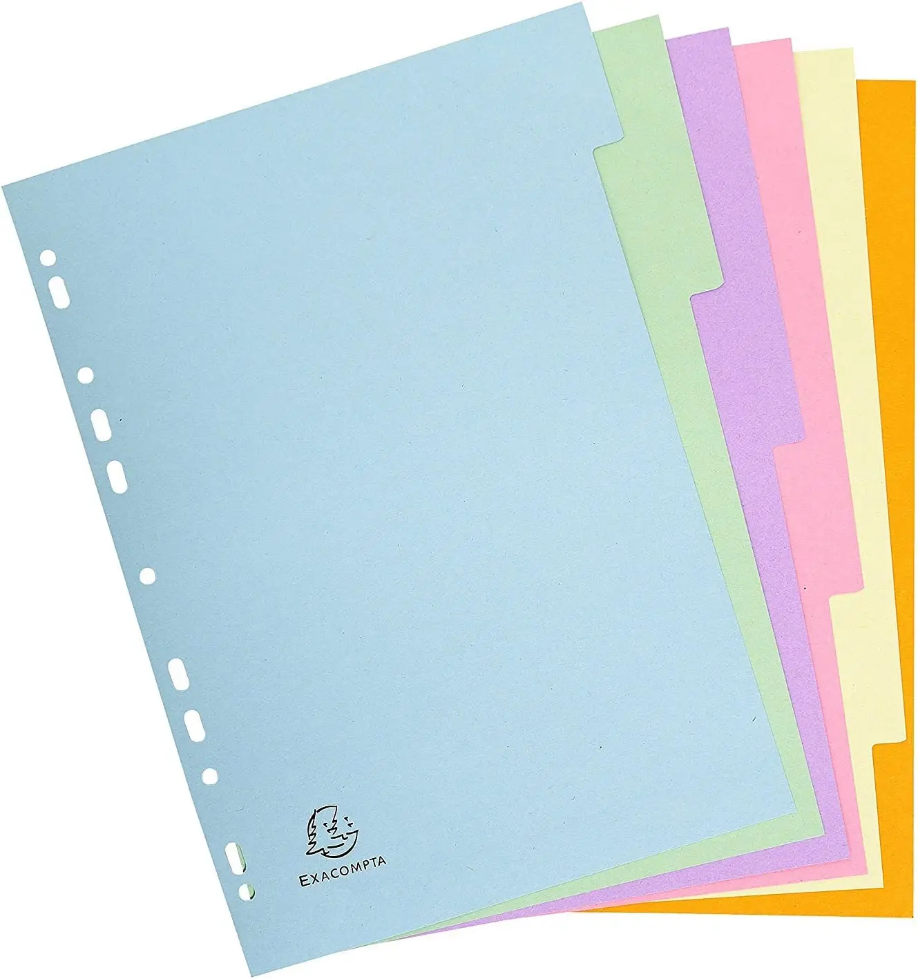 EXACOMPTA Karton-Register, DIN A4, 6-teilig (EAN: 3130630016069)