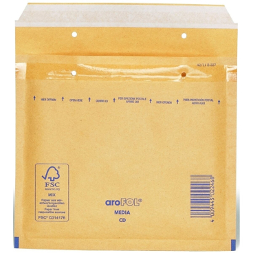 TAP CD-Luftpolster-Versandtaschen COMEBAG, Typ CD, braun (EAN: 4027383400117)