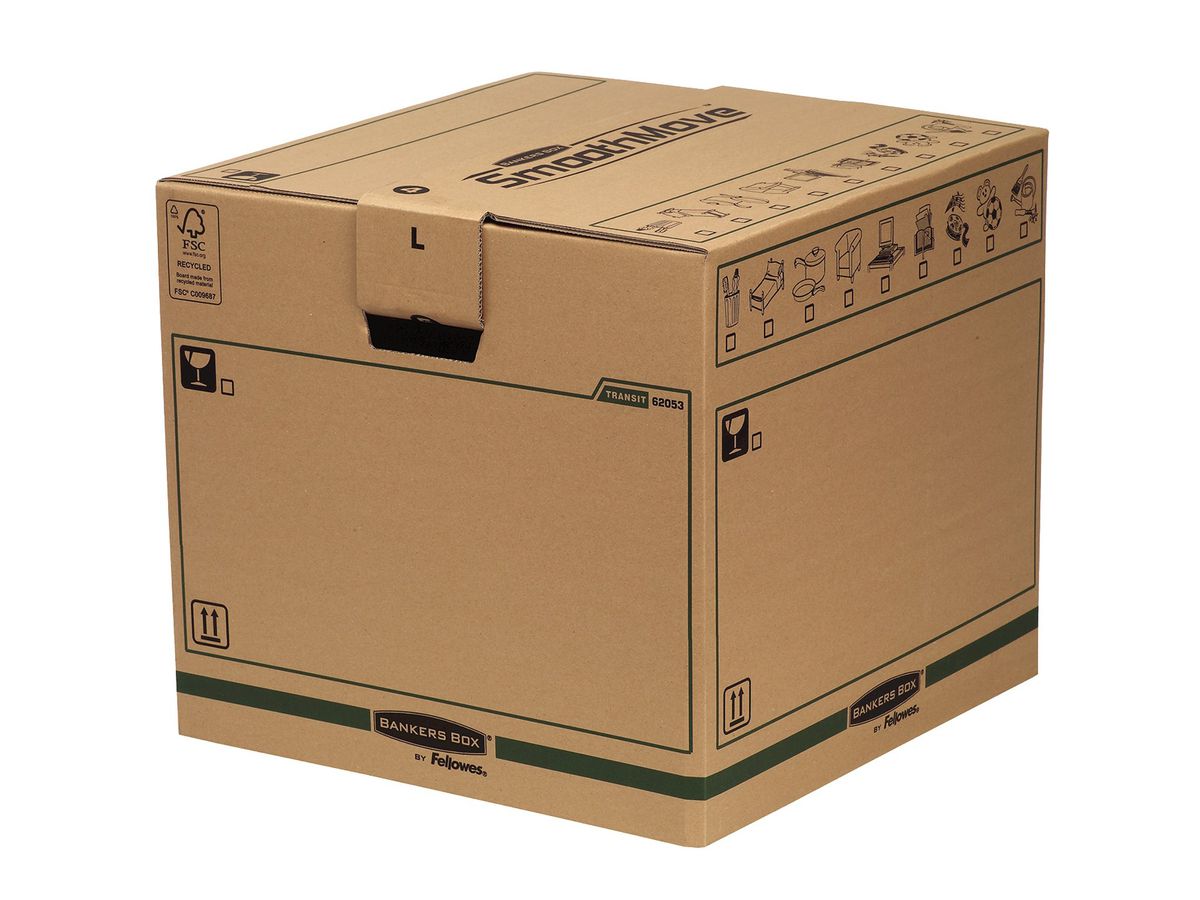 Fellowes BANKERS BOX TRANSIT Umzugskarton SmoothMove, groß (EAN: 0043859607044)