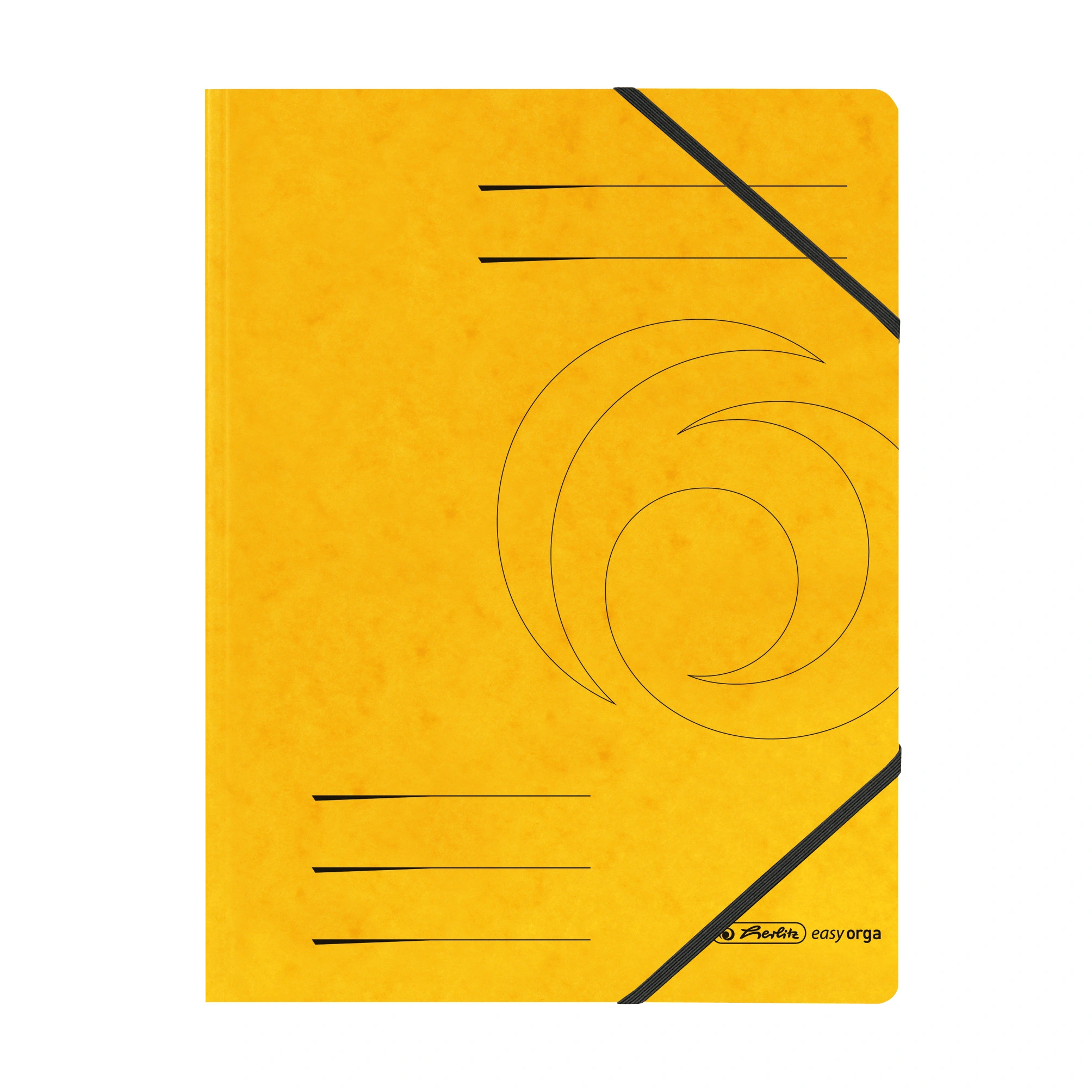 herlitz Eckspannermappe easyorga, A4, Karton, gelb (EAN: 4008110972428)
