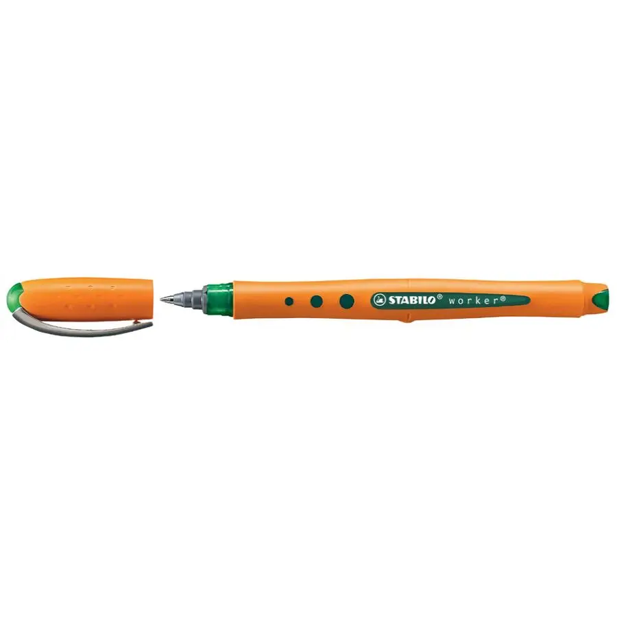 STABILO Tintenroller worker fine, grün (EAN: 4006381376204)