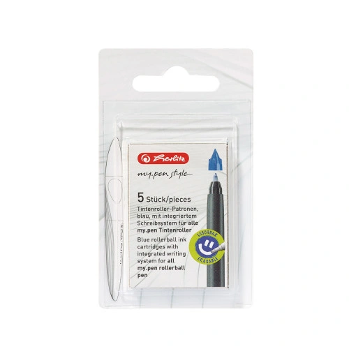 herlitz Tintenroller-Patronen my.pen, königsblau (EAN: 4008110501819)