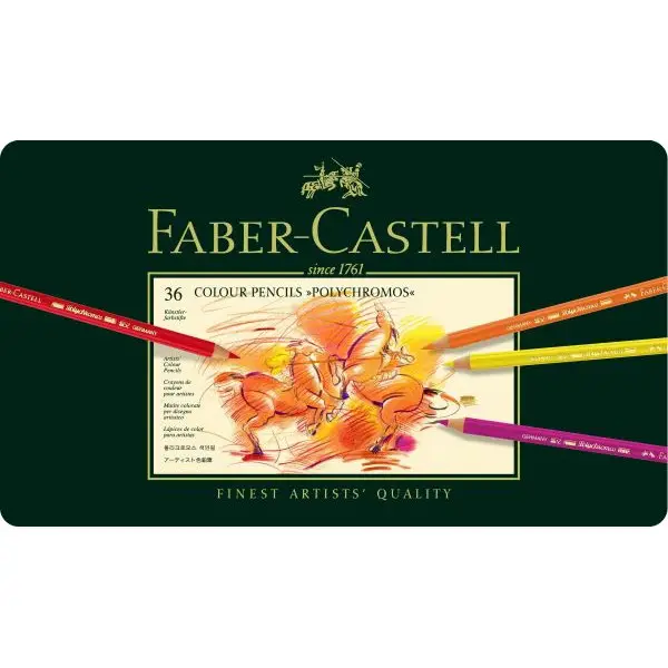 FABER-CASTELL Buntstifte POLYCHROMOS, 36er Metalletui (EAN: 4005401100362)