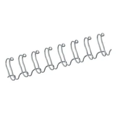Fellowes Drahtbinderücken, DIN A4, 34 Ringe, 12 mm, silber (EAN: 0077511544538)