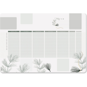 sigel Papier-Schreibunterlage "Weekly Planner Nature" (EAN: 4004360777264)