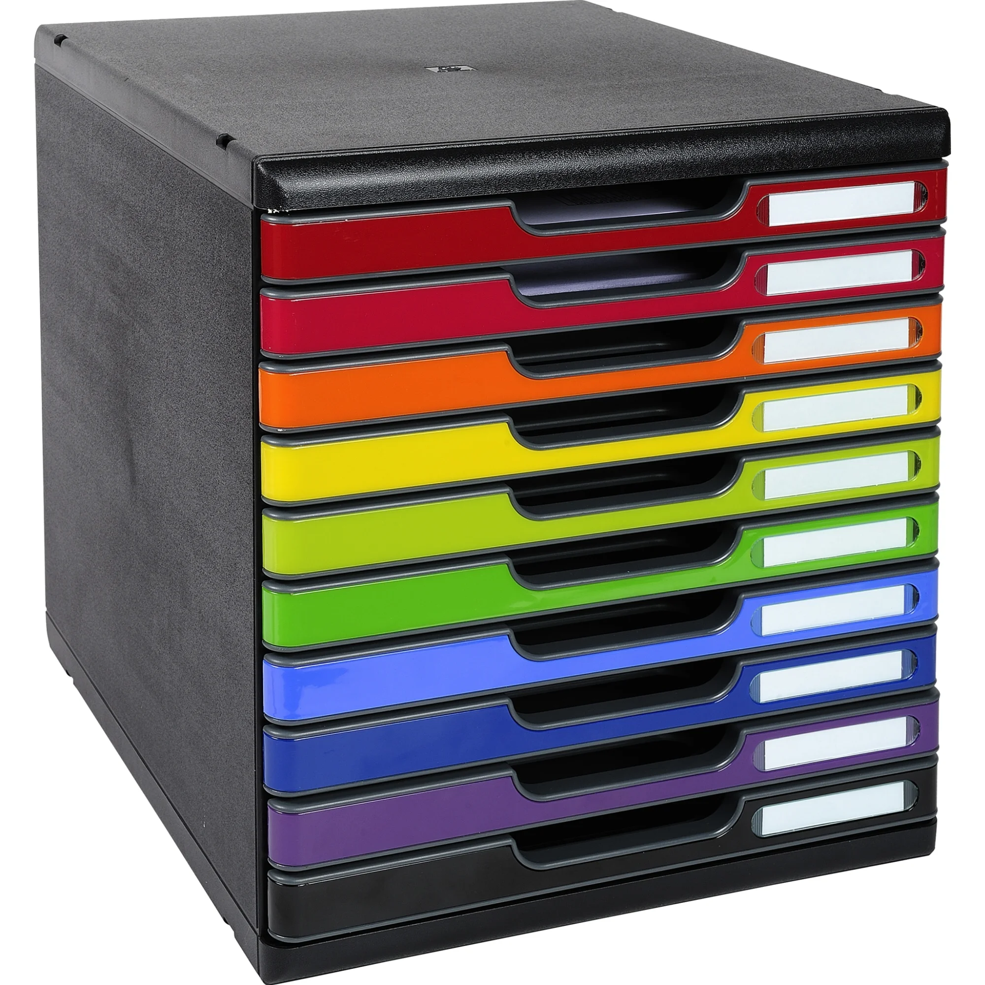 EXACOMPTA Schubladenbox MODULO A4, 10 Schübe, harlekin (EAN: 9002493424227)