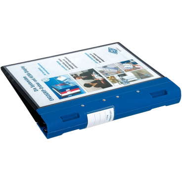 WEDO ERGOGRIP Präsentations-Ordner, 38 mm, schwarz/blau (EAN: 4003801040172)