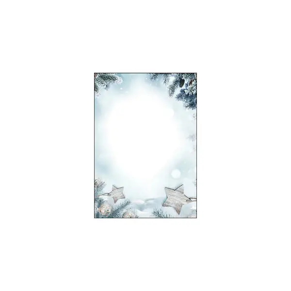 sigel Weihnachts-Motiv-Papier "Snow Star", A4, 90 g/qm (EAN: 4004360809071)