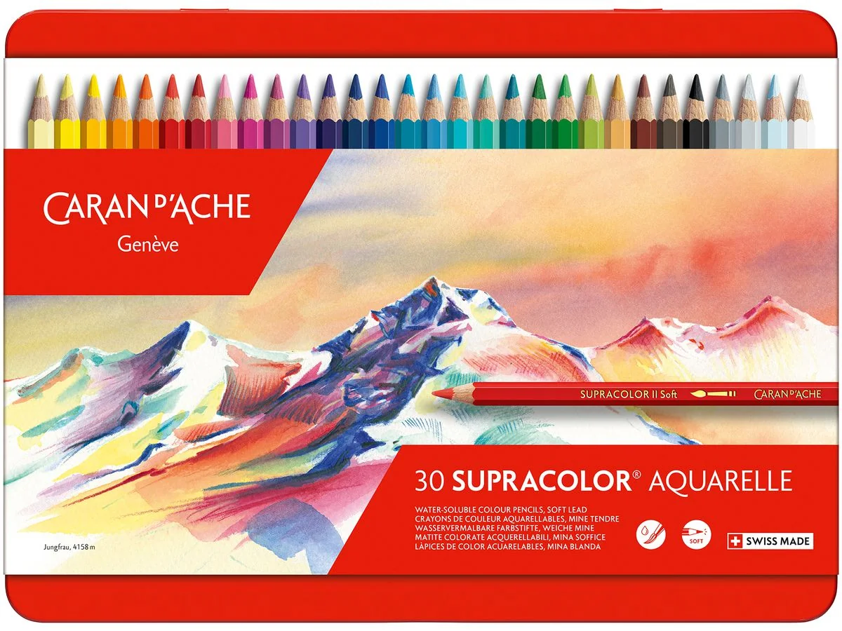 CARAN D'ACHE Buntstifte SUPRACOLOR, 30er Metalletui (EAN: 7610186043307)
