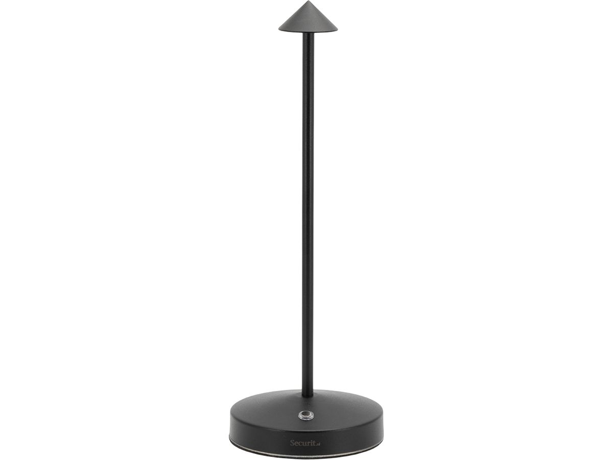 Securit Akku LED-Tischleuchte ANGELINA, schwarz (EAN: 8720663160478)