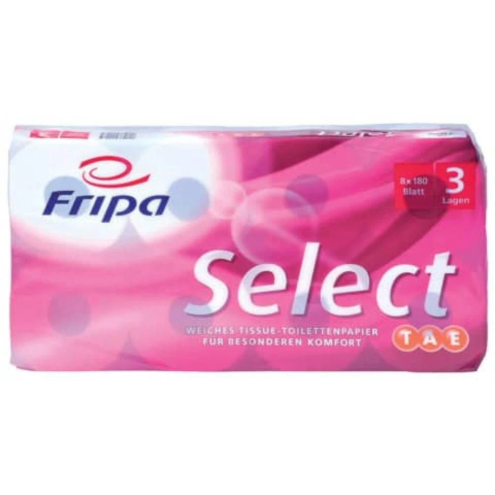Fripa Toilettenpapier Select, 3-lagig, hochweiß (EAN: 4000883005730)
