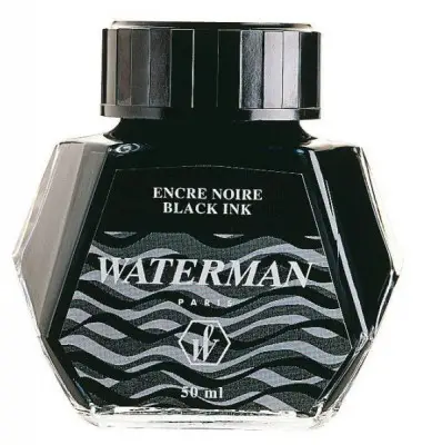 WATERMAN Tinte, schwarz (EAN: 3034325106199)