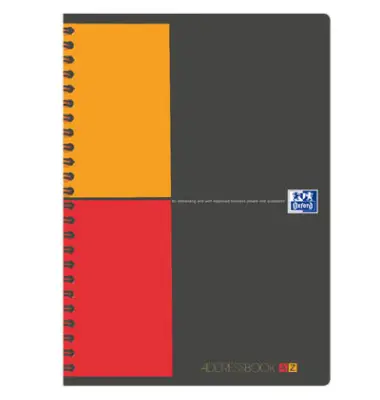 Oxford International Adressbuch "ADDRESSBOOK", DIN A5 (EAN: 3020120018102)