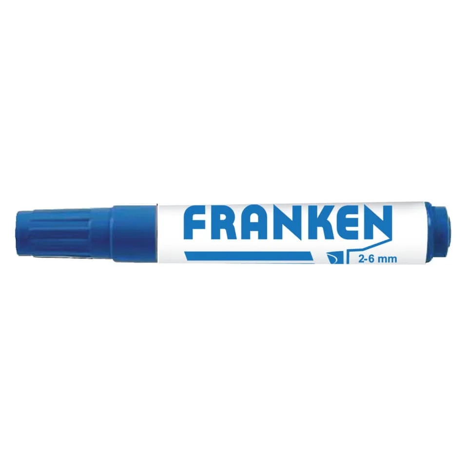 FRANKEN Flipchart Marker, Strichstärke: 2-6 mm, blau (EAN: 4016946189484)