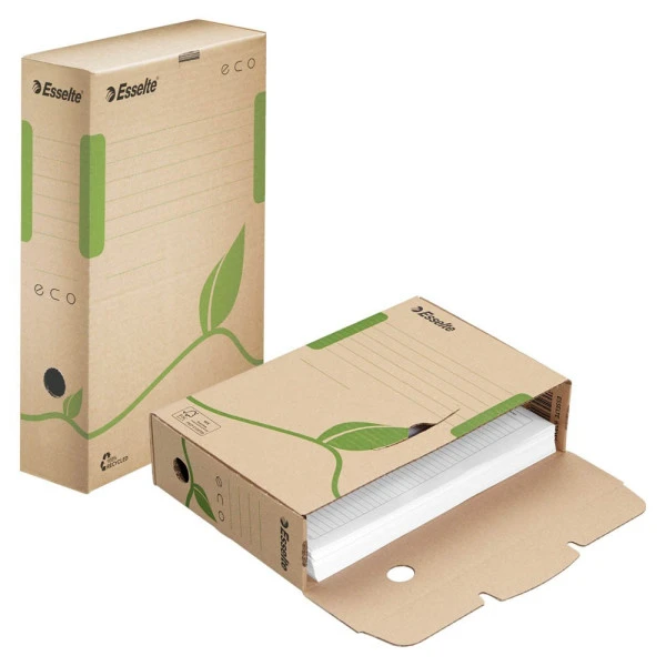 Esselte Archiv-Schachtel ECO, DIN A4, braun, (B)80 mm (EAN: 4049793038520)