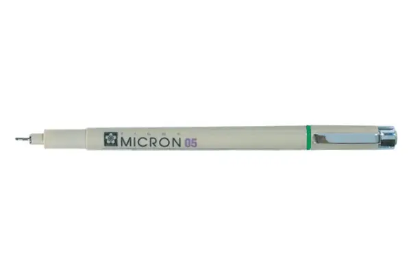 SAKURA Fineliner PIGMA MICRON 05, grün (EAN: 0084511306424)
