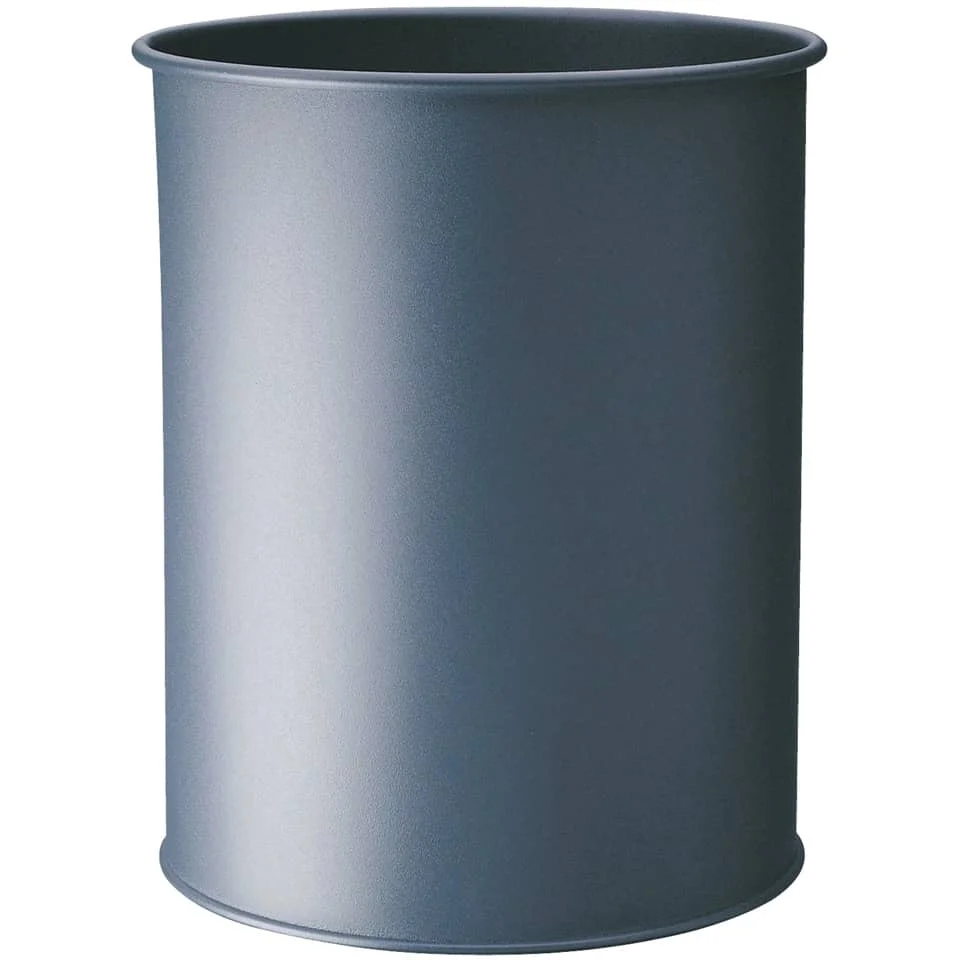 DURABLE Papierkorb METALL, rund, 15 Liter, anthrazit (EAN: 4005546988382)
