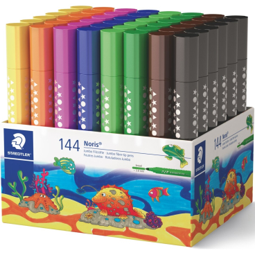 STAEDTLER Fasermaler Noris jumbo, 48er Köcher (EAN: 4007817022887)