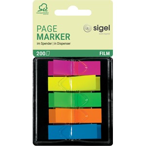 sigel Haftstreifen "Z-Marker" Film Mini Neon, 12 x 45 mm (EAN: 4004360893803)