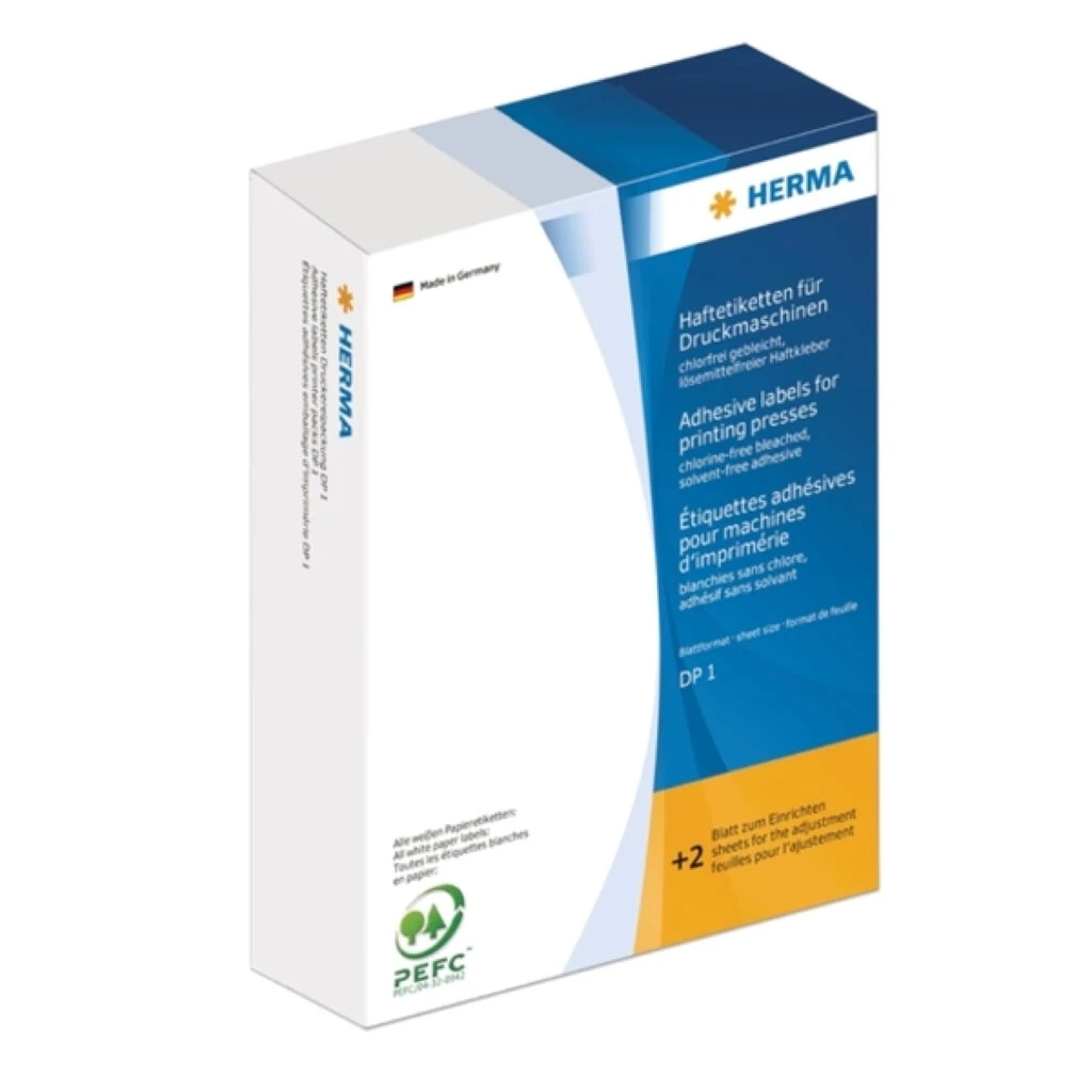 HERMA Haftetiketten DP1, 52 x 100 mm, weiß,für Druckmaschine (EAN: 4008705029803)