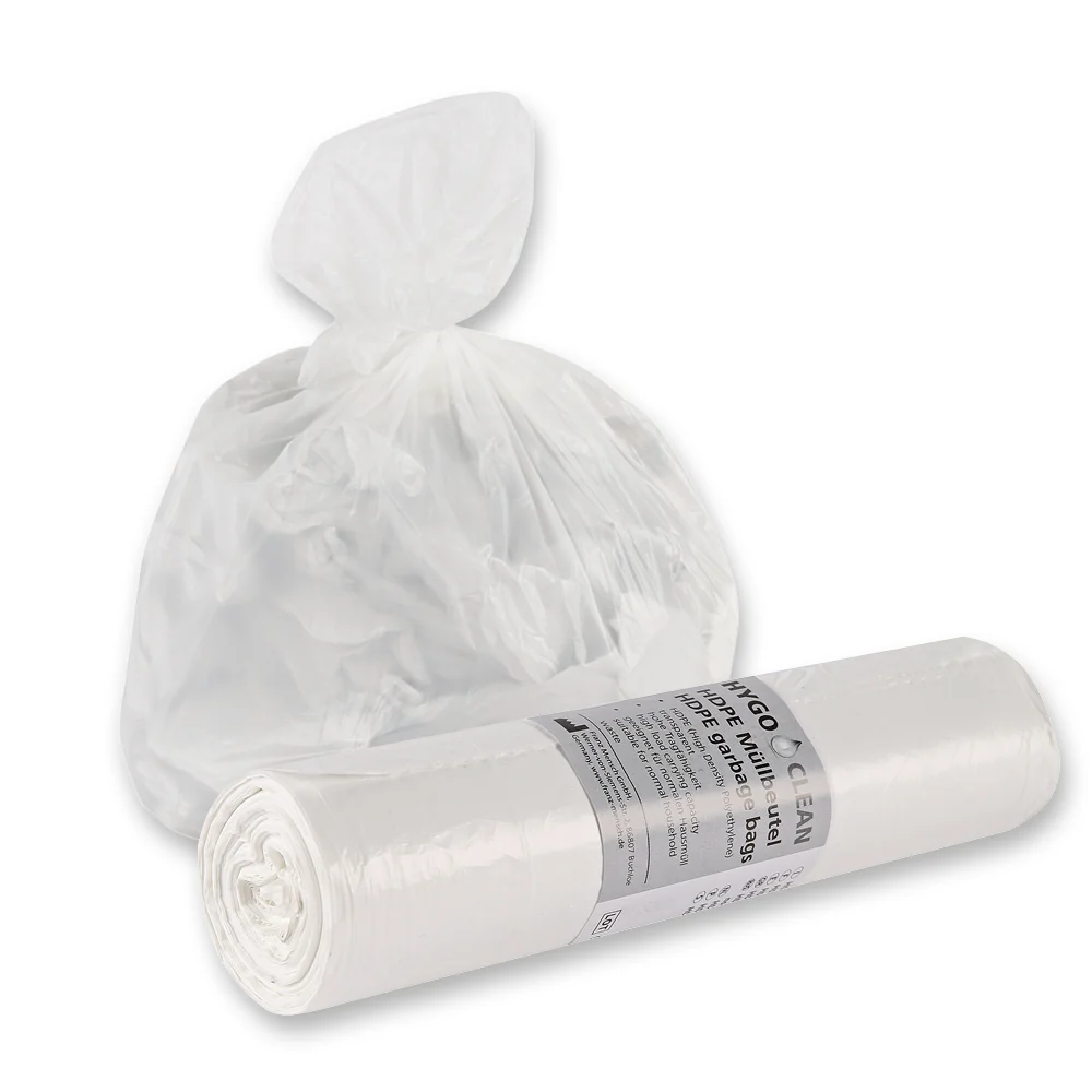 HYGOCLEAN HDPE-Mülleimerbeutel, 60 Liter, 10 my, transparent (EAN: 4015544709438)