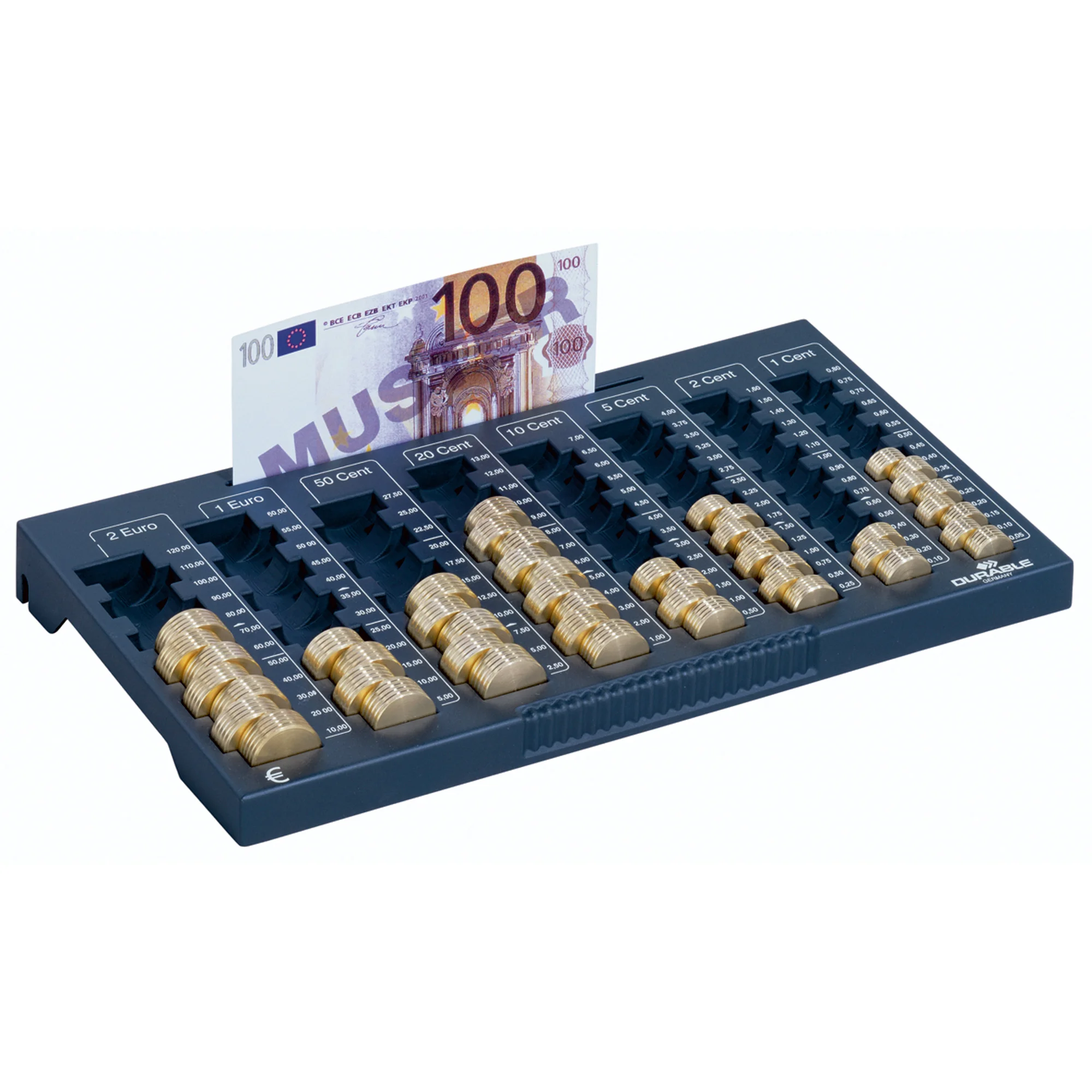 DURABLE Zählbrett EUROBOARD L, (B)324 x (T)190 x (H)34 mm, anthrazit (EAN: 4005546102863)