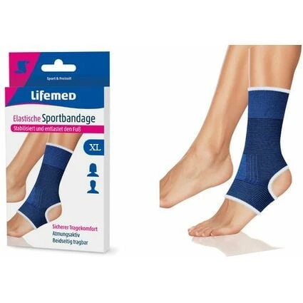 Lifemed Sportbandage "Fußgelenkschutz", Größe: XL (EAN: 4251594201038)