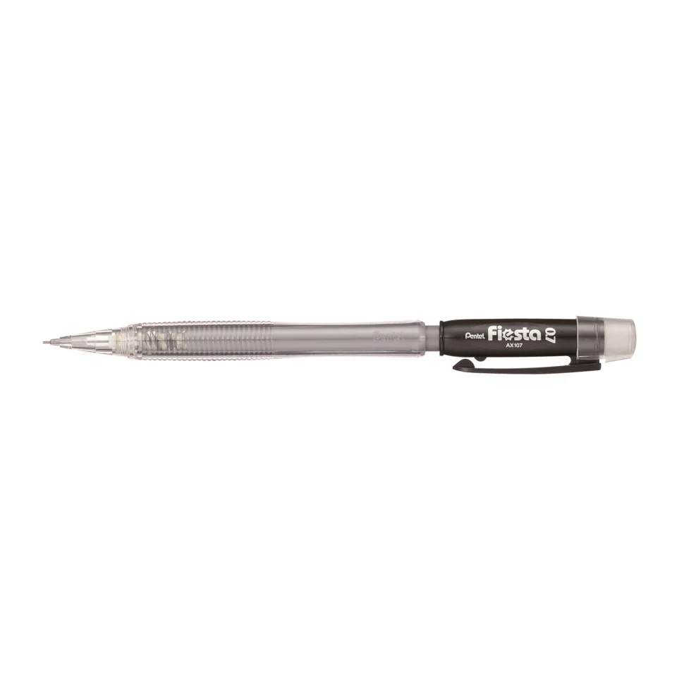 Pentel Druckbleistift Fiesta AX107, transparent-schwarz (EAN: 3474377922178)