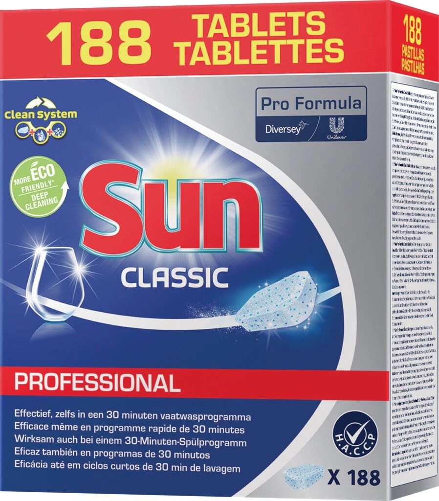 Sun Professional Spülmaschinentabs Classic, 100 Stück (EAN: 7615400778287)