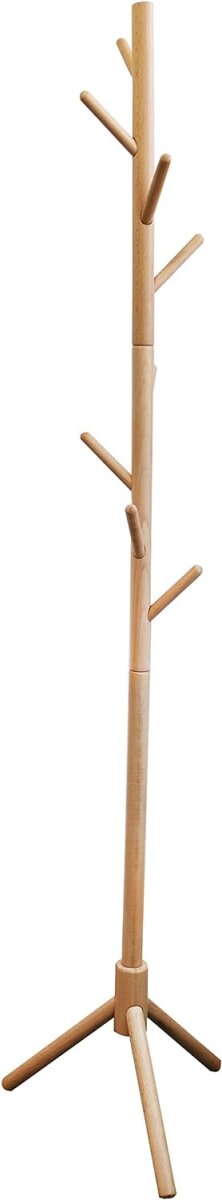 UNiLUX Garderobenständer MIKADO, 8 Haken, Buchenholz (EAN: 3595560029709)