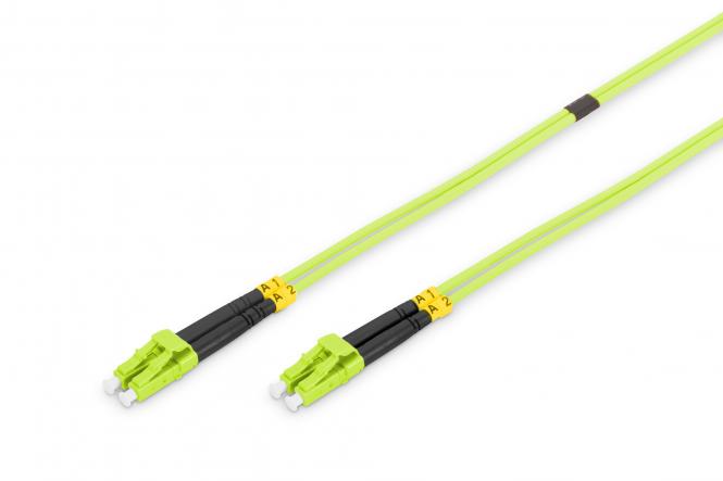 DIGITUS LWL Patchkabel, LC-Duplex - LC-Duplex, OM5, 2,0 m (EAN: 4016032424512)