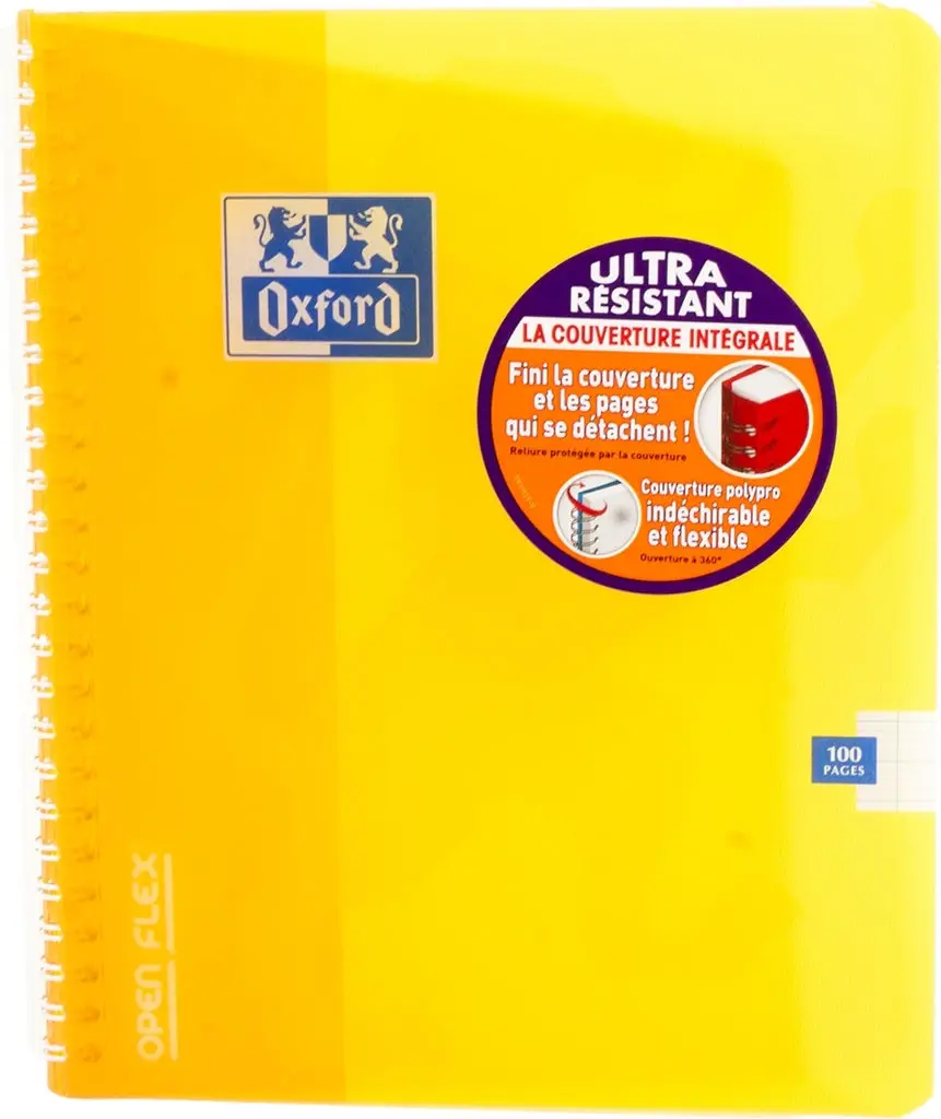 Oxford "Openflex"-Spiralheft, 170 x 220, Seyès, couleurs assorties (EAN: 3020120013992)