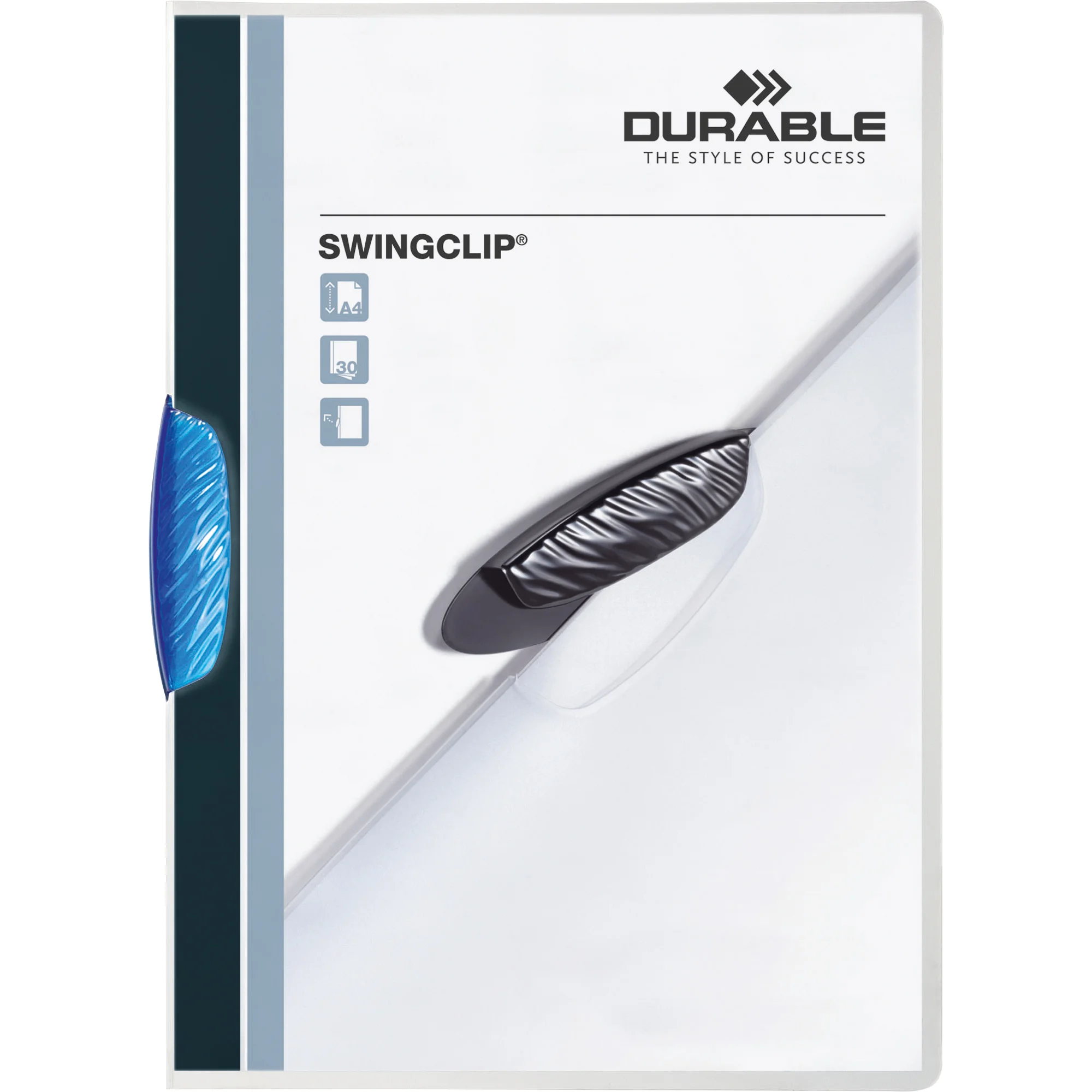 DURABLE Klemmhefter SWINGCLIP, DIN A4, Clip blau (EAN: 4005546208770)