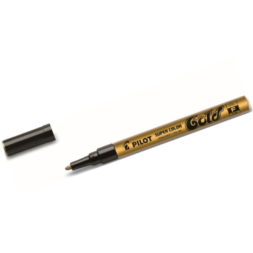 PILOT Permanent-Marker SUPER COLOR GOLD, feine Spitze, gold (EAN: 4902505087998)