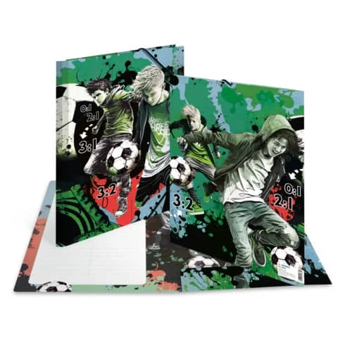 HERMA Eckspannermappe "Street Soccer", Karton, DIN A4 (EAN: 4008705196604)