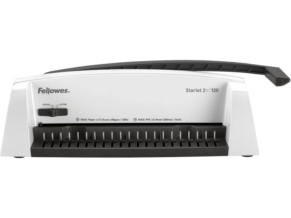 Fellowes Plastikbindegerät Starlet 2+, weiß (EAN: 0043859680719)